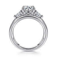 Gabriel & Co 7.4 Engagement Ring 14K White Gold Contemporary ER16444R6W44JJ