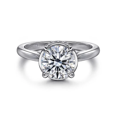 Gabriel & Co 8 Engagement Ring 14K White Gold Contemporary ER16470R8W44JJ