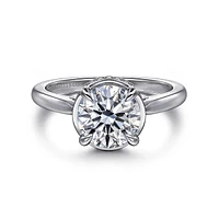 Gabriel & Co 8 Engagement Ring 14K White Gold Contemporary ER16470R8W44JJ
