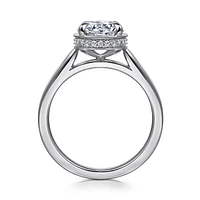 Gabriel & Co 8 Engagement Ring 14K White Gold Contemporary ER16470R8W44JJ