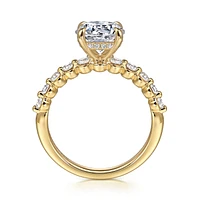 Gabriel & Co 7.4 Engagement Ring 14K Yellow Gold Contemporary ER16472R6Y44JJ