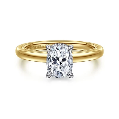 Gabriel & Co 7.3X5.8 Engagement Ring 14K Gold Classic ER16476G6M44JJ