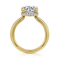Gabriel & Co 9 Engagement Ring 14K Yellow Gold Classic ER16476R12Y44JJ