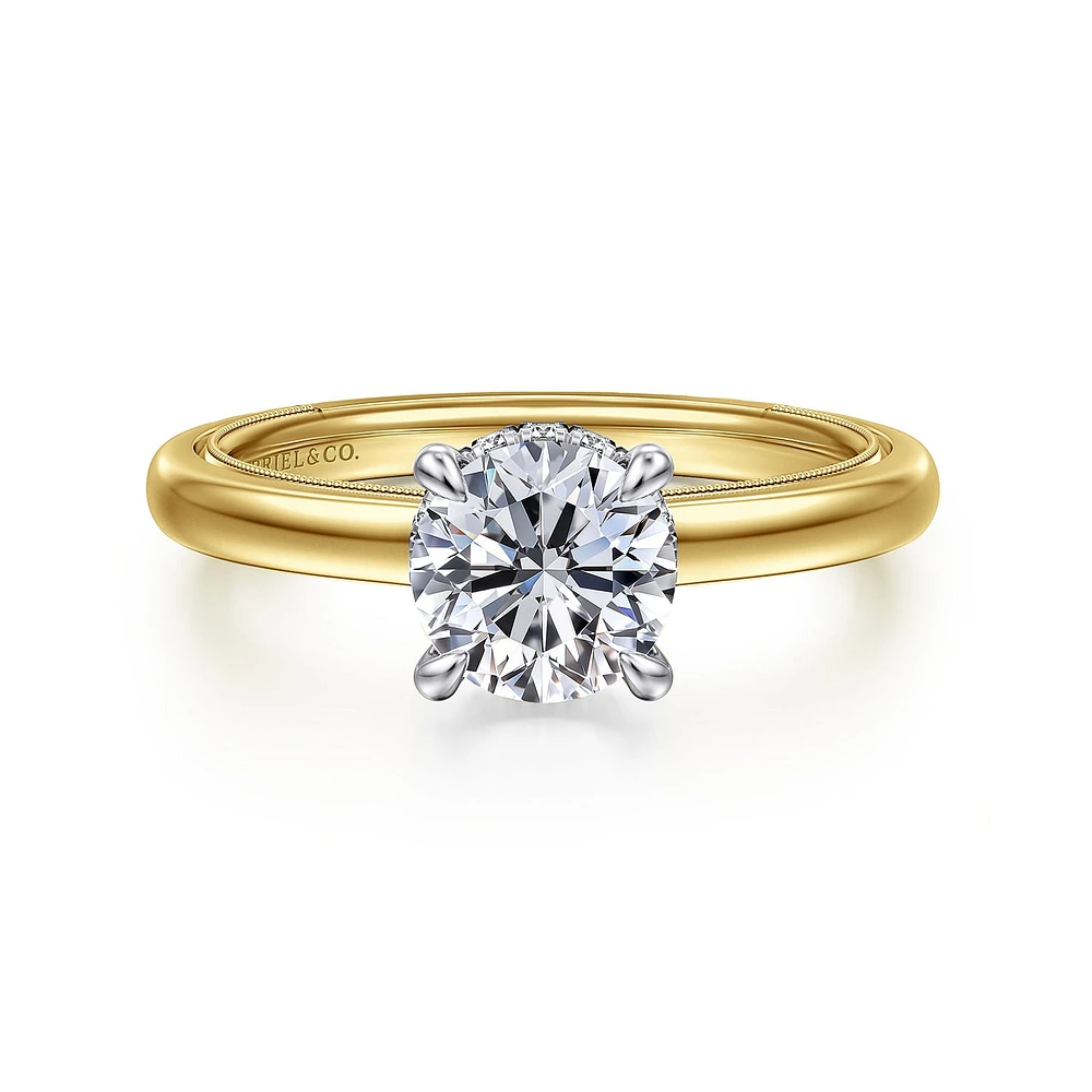 Gabriel & Co 6.5 Engagement Ring 14K Gold Classic ER16476R4M44JJ