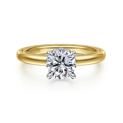 Gabriel & Co 6.5 Engagement Ring 14K Gold Classic ER16476R4M44JJ