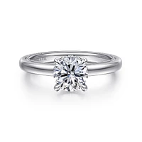 Gabriel & Co 6.5 Engagement Ring 14K White Gold Classic ER16476R4W44JJ