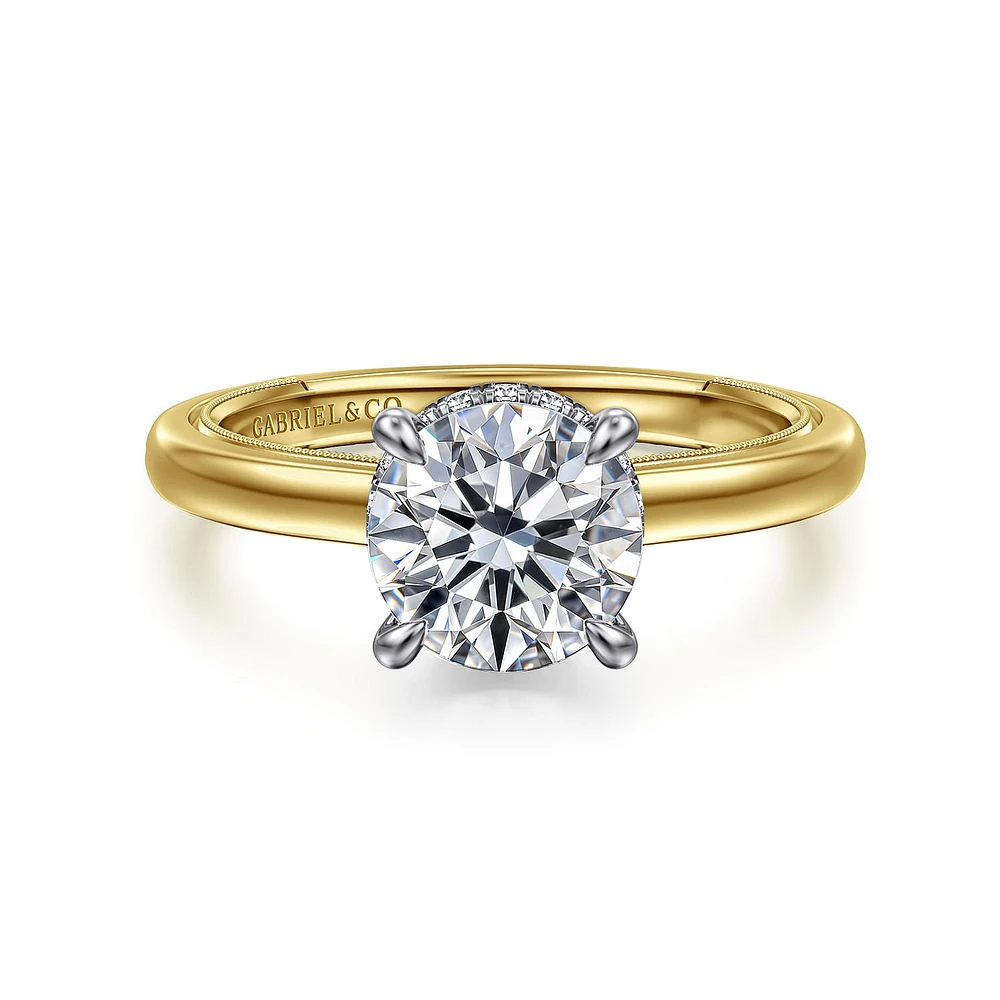 Gabriel & Co 7.4 Engagement Ring 14K Gold Classic ER16476R6M44JJ