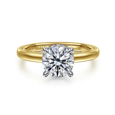Gabriel & Co 7.4 Engagement Ring 14K Gold Classic ER16476R6M44JJ