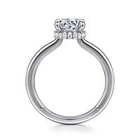 Gabriel & Co 7.4 Engagement Ring 14K White Gold Classic ER16476R6W44JJ