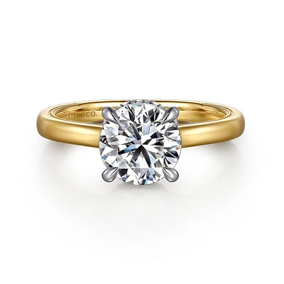 Gabriel & Co 8 Engagement Ring 14K Gold Classic ER16476R8M44JJ