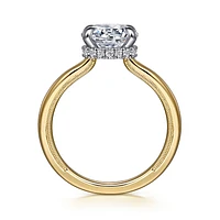 Gabriel & Co 8 Engagement Ring 14K Gold Classic ER16476R8M44JJ