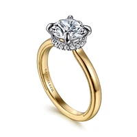 Gabriel & Co 8 Engagement Ring 14K Gold Classic ER16476R8M44JJ