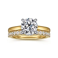 Gabriel & Co 8 Engagement Ring 14K Gold Classic ER16476R8M44JJ