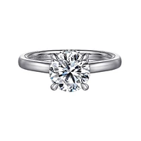 Gabriel & Co 8 Engagement Ring 14K White Gold Classic ER16476R8W44JJ