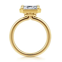 Gabriel & Co 8.5X6 Engagement Ring 14K Yellow Gold Contemporary ER16483E8Y4JJJ