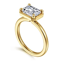 Gabriel & Co 8.5X6 Engagement Ring 14K Yellow Gold Contemporary ER16483E8Y4JJJ