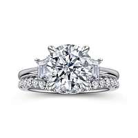 Gabriel & Co 9 Engagement Ring 14K White Gold Lotus ER16489R12W43JJ