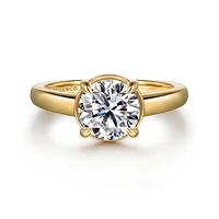 Gabriel & Co 7.4 Engagement Ring 14K Yellow Gold Contemporary ER16491R6Y44JJ