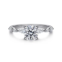 Gabriel & Co 6.5 Engagement Ring 14K White Gold Contemporary ER16497R4W44JJ
