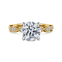 Gabriel & Co 8 Engagement Ring 14K Gold Contemporary ER16505R8M44JJ