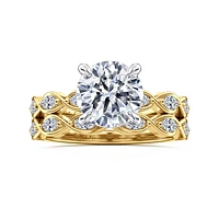 Gabriel & Co 8 Engagement Ring 14K Gold Contemporary ER16505R8M44JJ