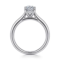 Gabriel & Co 9X6 Engagement Ring 14K White Gold Classic ER16512O6W44JJ