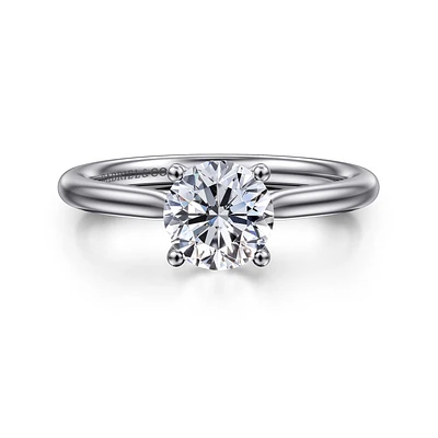 Gabriel & Co 6.5 Engagement Ring 14K White Gold Classic ER16512R4W44JJ