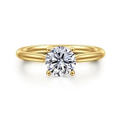 Gabriel & Co 6.5 Engagement Ring 14K Yellow Gold Classic ER16512R4Y44JJ