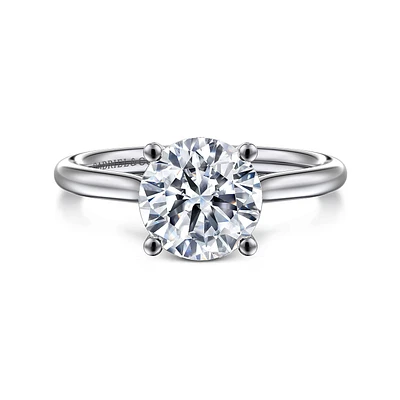 Gabriel & Co 8 Engagement Ring 14K White Gold Classic ER16512R8W44JJ