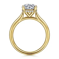 Gabriel & Co 8 Engagement Ring 14K Yellow Gold Classic ER16512R8Y44JJ
