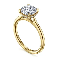 Gabriel & Co 8 Engagement Ring 14K Yellow Gold Classic ER16512R8Y44JJ