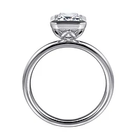 Gabriel & Co 8.5X6 Engagement Ring 14K White Gold Contemporary ER16526E8W4JJJ
