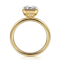 Gabriel & Co 8.5X6 Engagement Ring 14K Yellow Gold Contemporary ER16526E8Y4JJJ