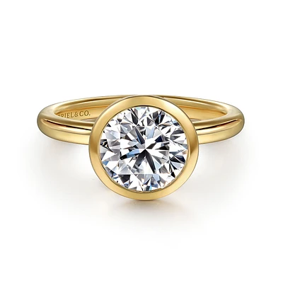 Gabriel & Co 8 Engagement Ring 14K Yellow Gold Contemporary ER16526R8Y4JJJ