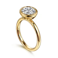 Gabriel & Co 8 Engagement Ring 14K Yellow Gold Contemporary ER16526R8Y4JJJ