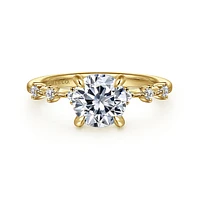Gabriel & Co 7.4 Engagement Ring 14K Yellow Gold Starlight ER16530R6Y44JJ