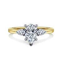 Gabriel & Co 8.5X5.5 Engagement Ring 14K Gold Contemporary ER16551P4M44JJ