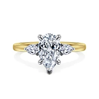 Gabriel & Co 10X6 Engagement Ring 14K Gold Contemporary ER16551P6M44JJ