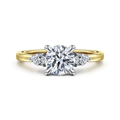 Gabriel & Co 6.5 Engagement Ring 14K Gold Contemporary ER16551R4M44JJ