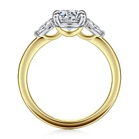 Gabriel & Co 6.5 Engagement Ring 14K Gold Contemporary ER16551R4M44JJ