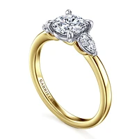 Gabriel & Co 6.5 Engagement Ring 14K Gold Contemporary ER16551R4M44JJ