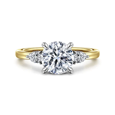 Gabriel & Co 7.4 Engagement Ring 14K Gold Contemporary ER16551R6M44JJ