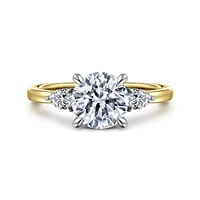 Gabriel & Co 7.4 Engagement Ring 14K Gold Contemporary ER16551R6M44JJ