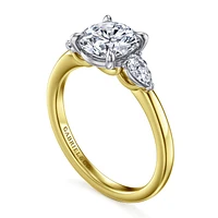 Gabriel & Co 7.4 Engagement Ring 14K Gold Contemporary ER16551R6M44JJ
