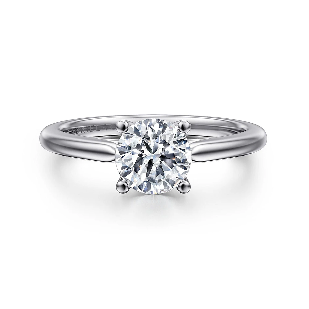 Gabriel & Co 6.5 Engagement Ring 14K White Gold Contemporary ER16561R4W4JJJ
