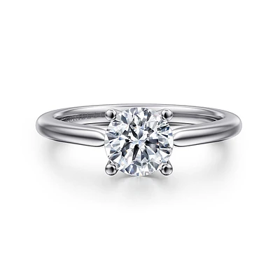 Gabriel & Co 6.5 Engagement Ring 14K White Gold Contemporary ER16561R4W4JJJ