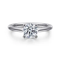 Gabriel & Co 6.5 Engagement Ring 14K White Gold Contemporary ER16561R4W4JJJ