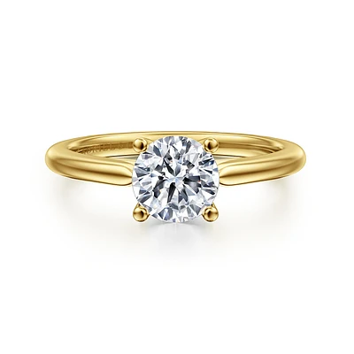 Gabriel & Co 6.5 Engagement Ring 14K Yellow Gold Contemporary ER16561R4Y4JJJ