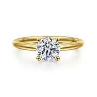 Gabriel & Co 6.5 Engagement Ring 14K Yellow Gold Contemporary ER16561R4Y4JJJ