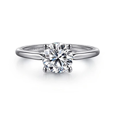 Gabriel & Co 7.4 Engagement Ring 14K White Gold Contemporary ER16561R6W4JJJ